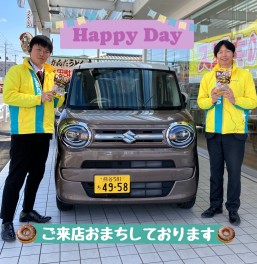 Happy Day ＆ 週末展示会のお知らせ
